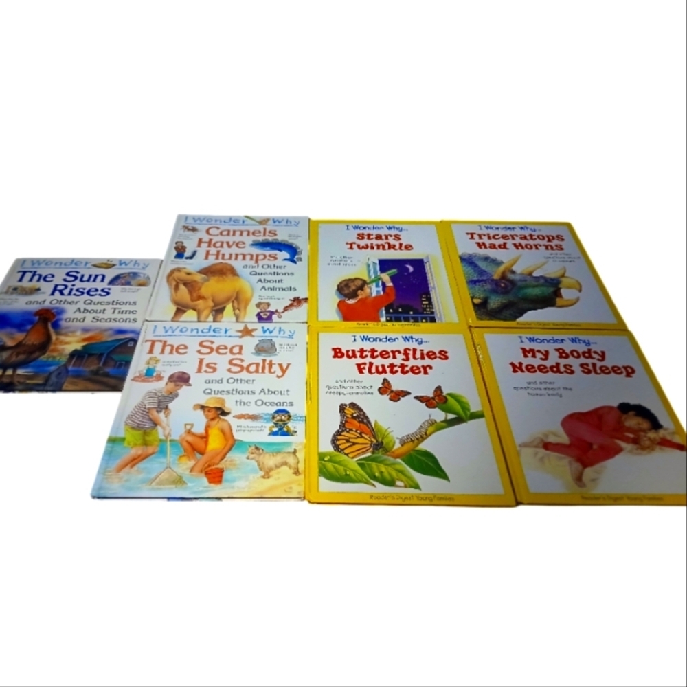 Kids Book Set - Seven Colorful Educational Series"I Wonder Why......